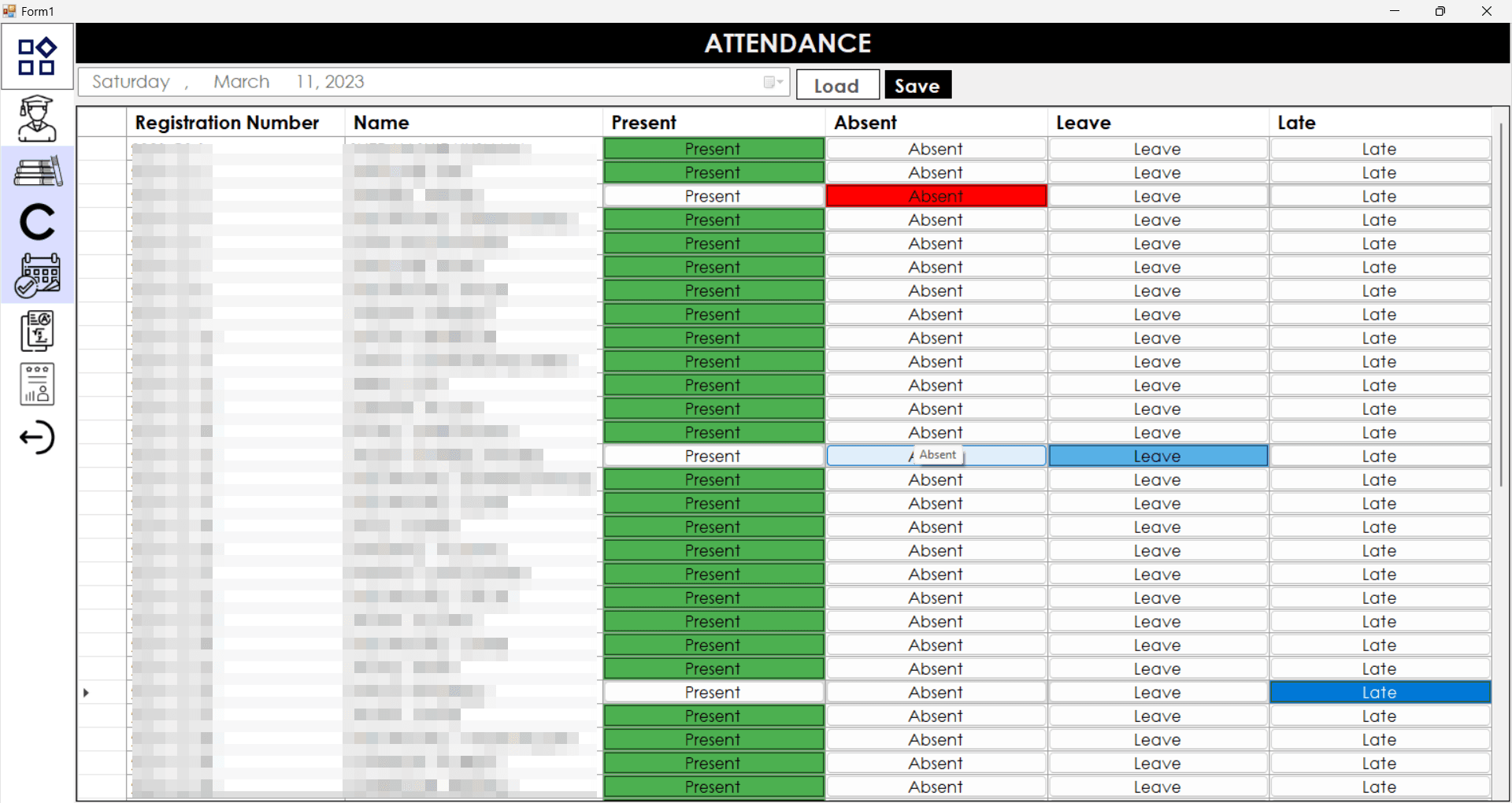 Evaluation Management System screenshot 2