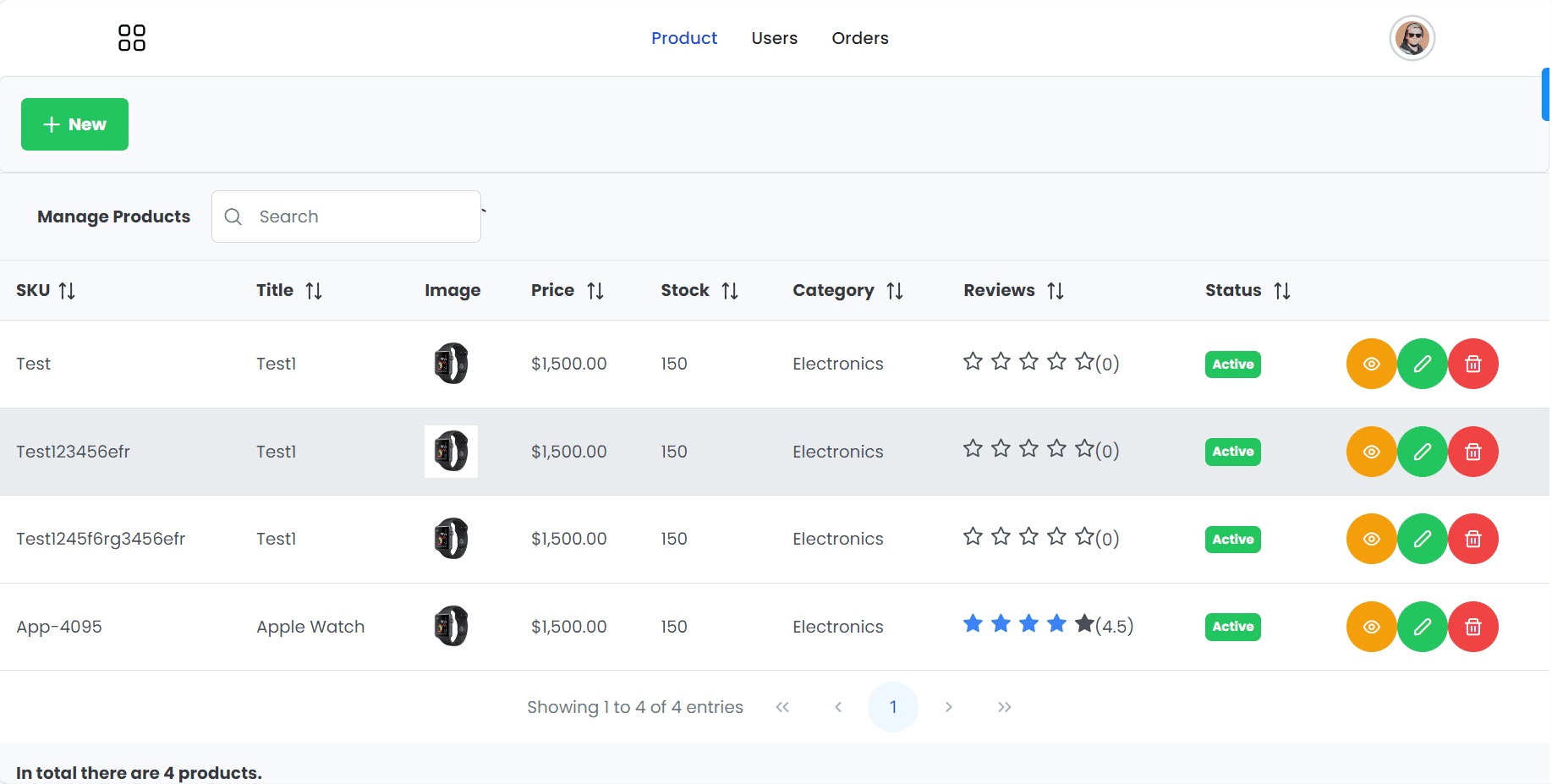 E-Commerce Website screenshot 1