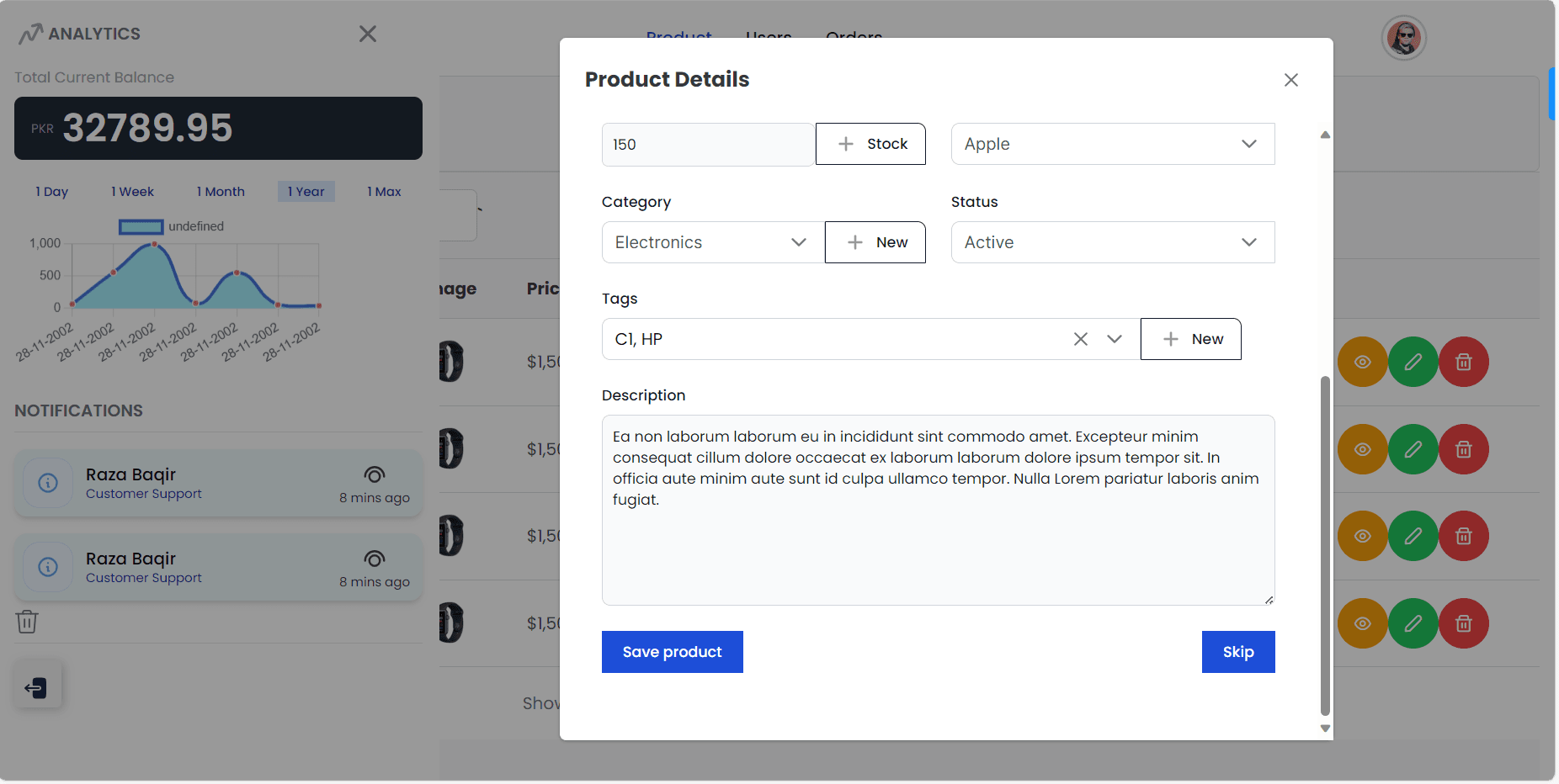 E-Commerce Website screenshot 1
