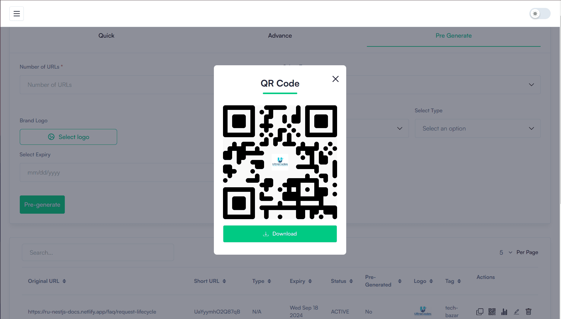 Link.ly: A URL Shortener screenshot 2